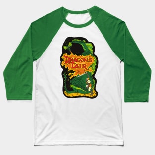 Dragon's Lair Logo Baseball T-Shirt